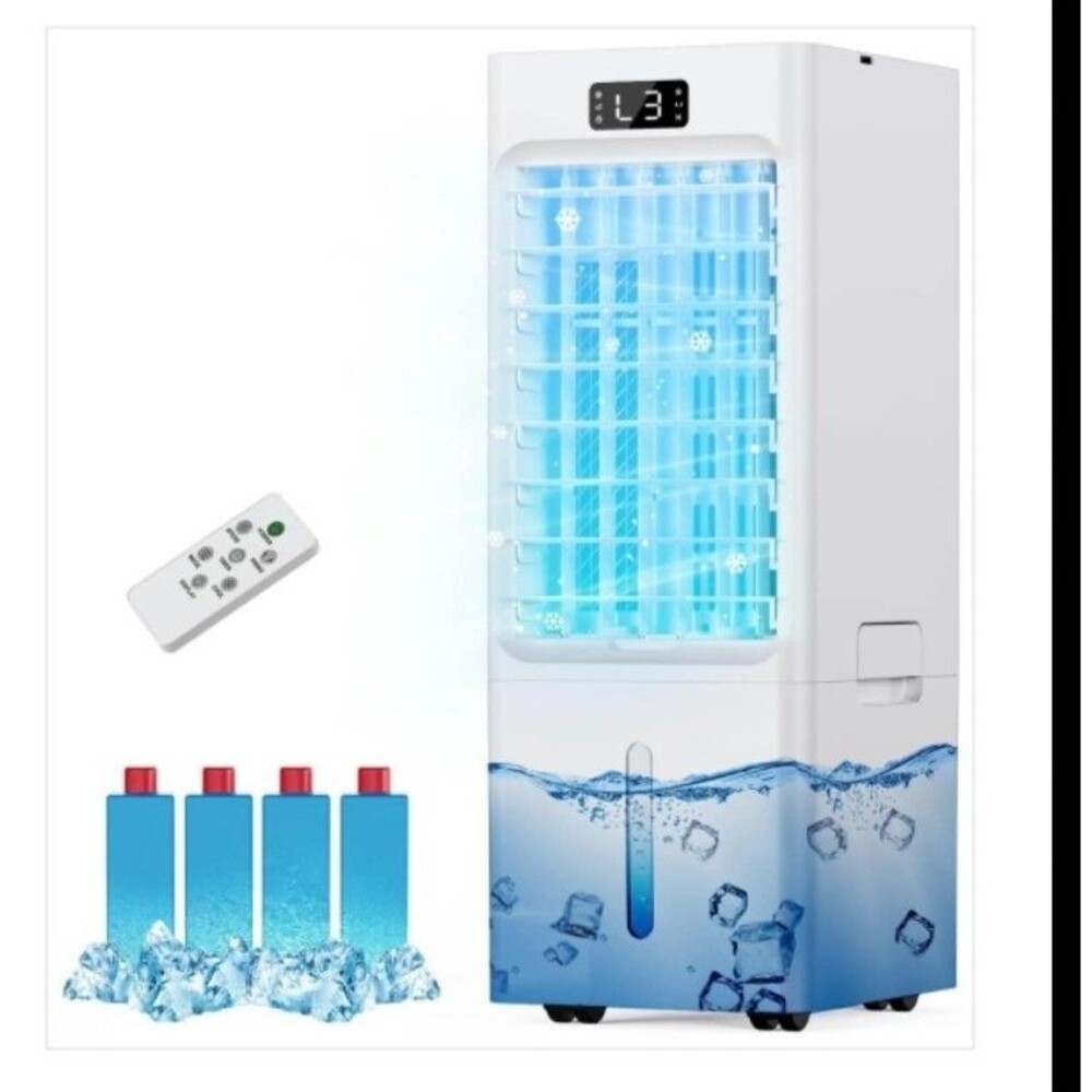OEARE 3 in 1 Evaporative Air Cooler Humidifier 6 L Tank Remote Ice Packs